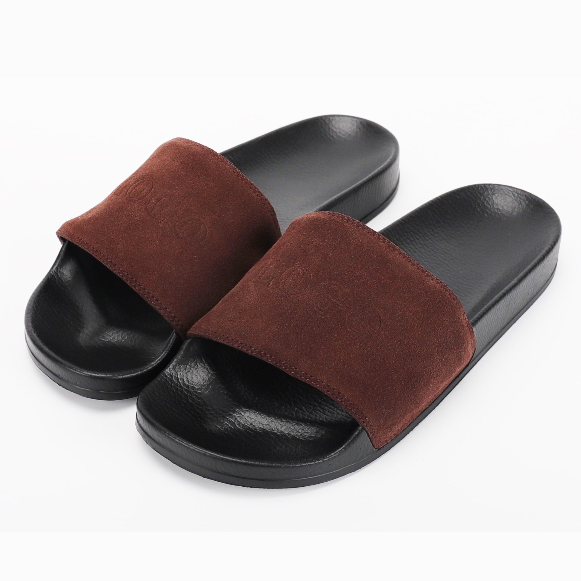 Nicecin Custom Upper Plain Color Emboss Pattern Unisex Casual Sandals Outdoor Beach PU Non Slip Fashion Trendy Slippers