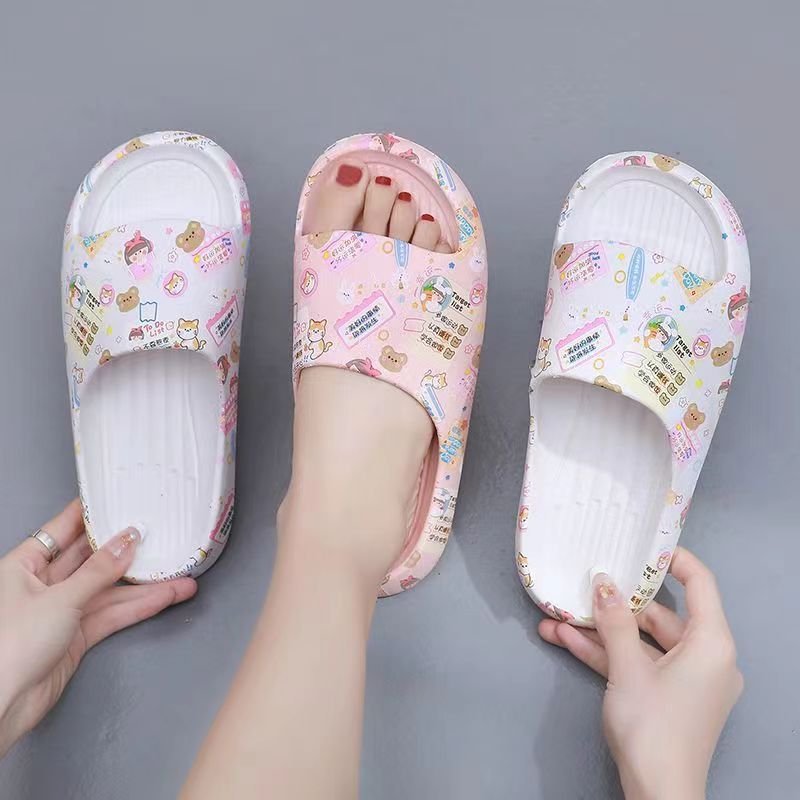 New Arrival High Quality Customized logo Light Eva Foaming Unisex Size Sandals Pillow Cloud lady Slides Slippers