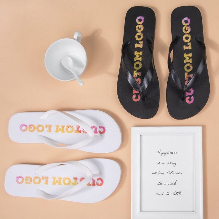 OEM Custom Men Women Beach Sandals House Hotel flip-flops flip flops Logo Slides Slippers With Logo
