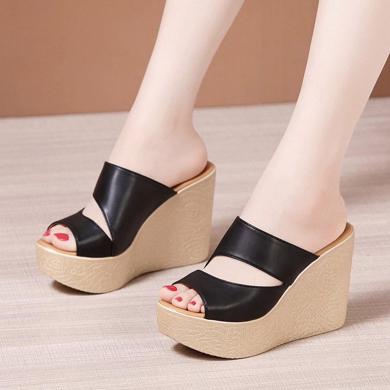 heels women 2023 luxury shoes ladies high heel slippers black platform high heels sandals for women