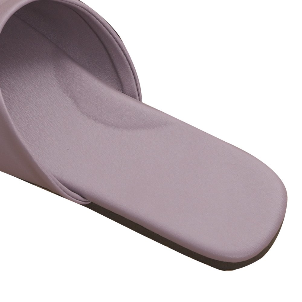 Yellow PVC massage non-slip silent slides slippers