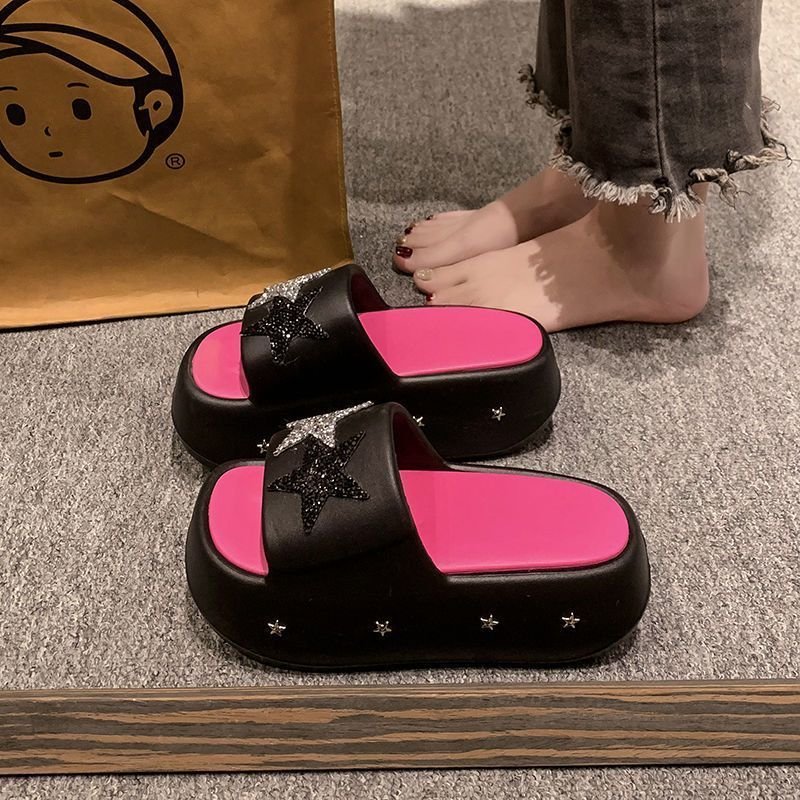 Hot Selling 2024 High Quality Fashion Men slippers Outdoor Summer Rubber Soft Sole Flat Sandals Slide Slippers Women Shoes
