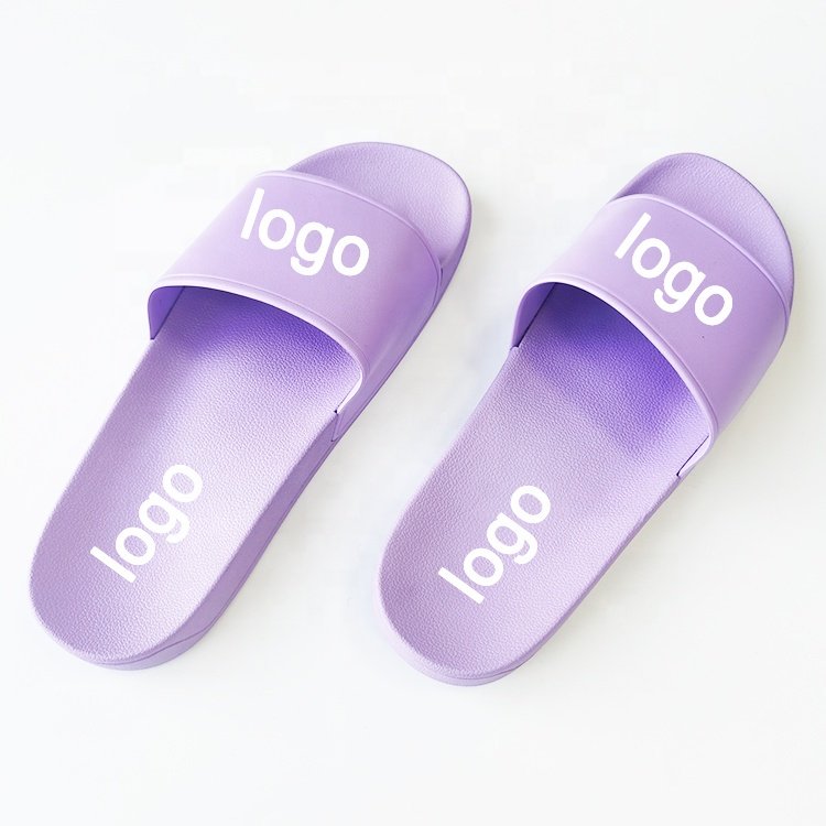 Wholesale Flats Women Sandals Other Shoes Women Sandal PVC Flip Flops Ladies Blue Sandal for America