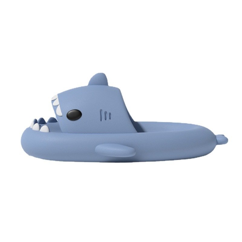 Shark Slippers Summer EVA 4CM Cute Cartoon Unisex Beach Adult Couple Funny Slides Slippers Indoor House Flip Flops