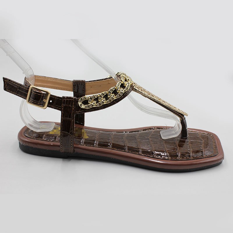 2024 Summer toe ladies flat shoes flat outdoor casual sandals for women wholesales luxury shoe available Size 37-42