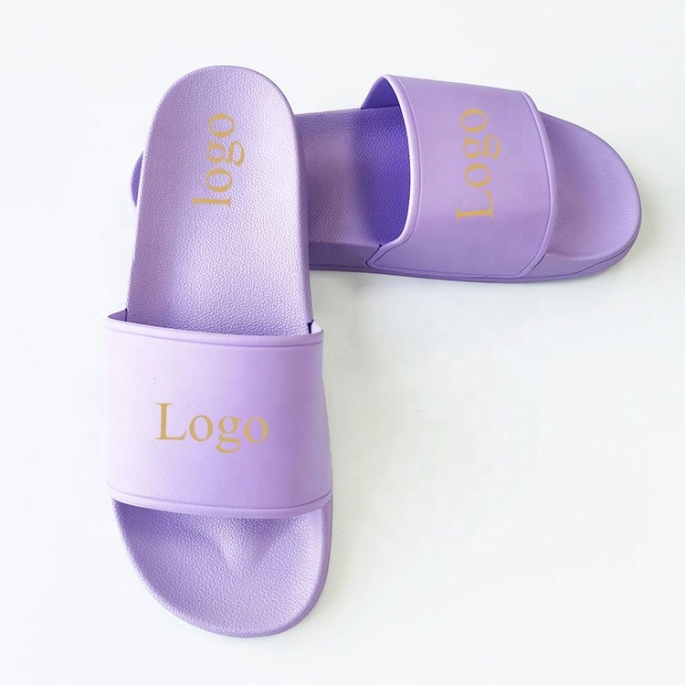 Summer Pvc slides Slippers custom logo Sandal Slides Footwear Men'S Slippers