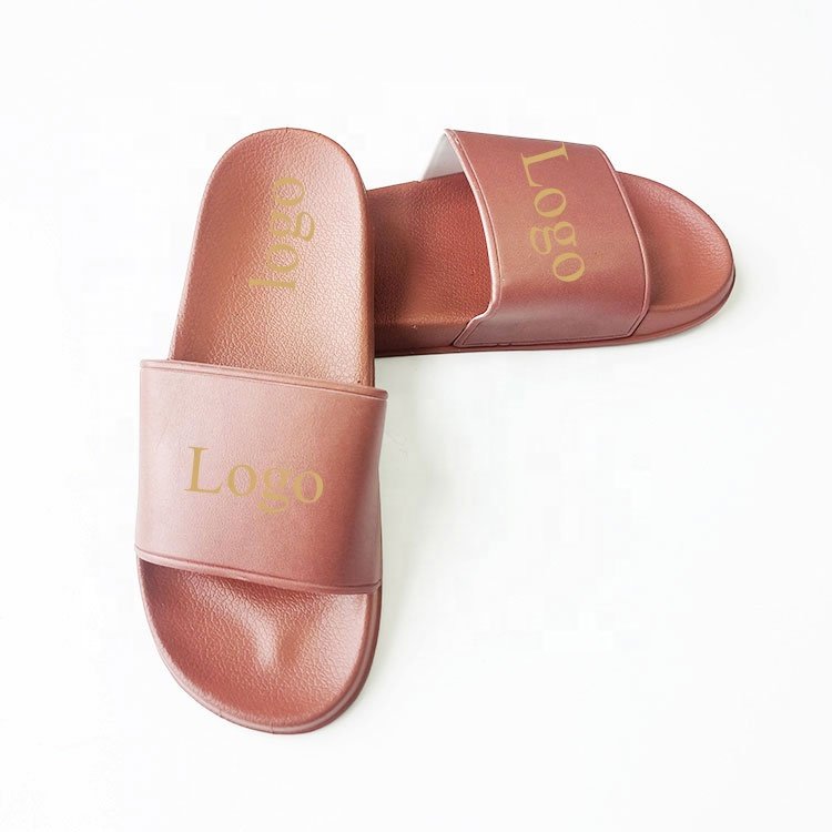 Summer Pvc slides Slippers custom logo Sandal Slides Footwear Men'S Slippers