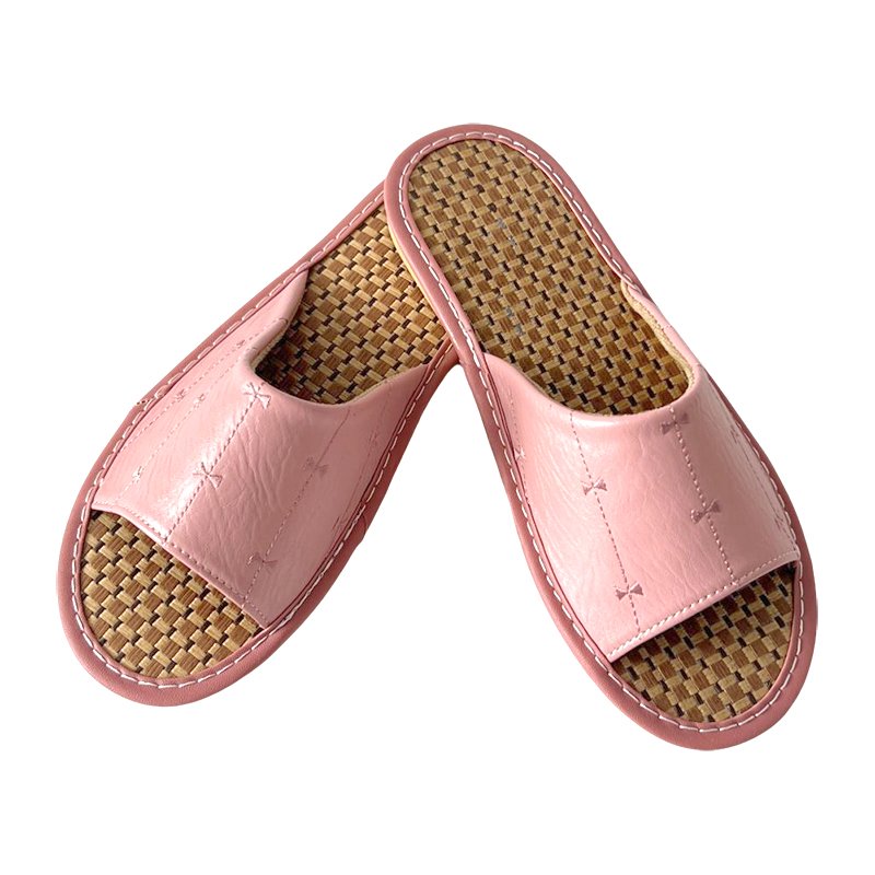 Cheap Wholesale Women Open Toe Breathable Summer Flat Casual Indoor House Slides Slippers For Bedroom