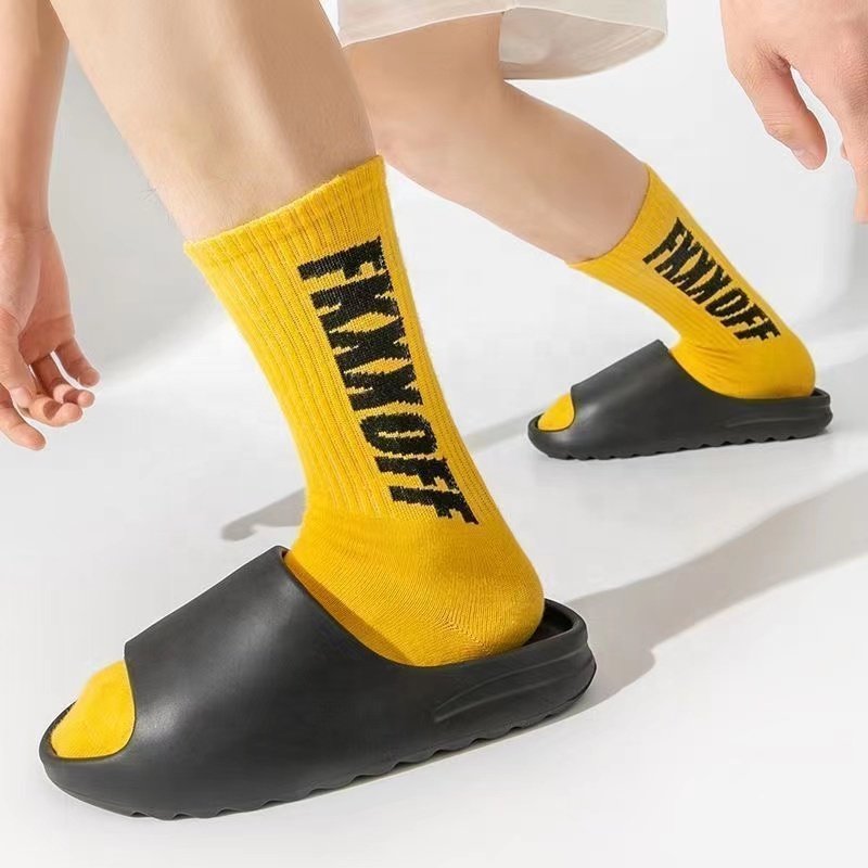 Custom Summer New Women's Pillow Slippers Men Indoor Eva High Soft Bottom Sandals Trend Slides Beach Shoes Couple Slippers