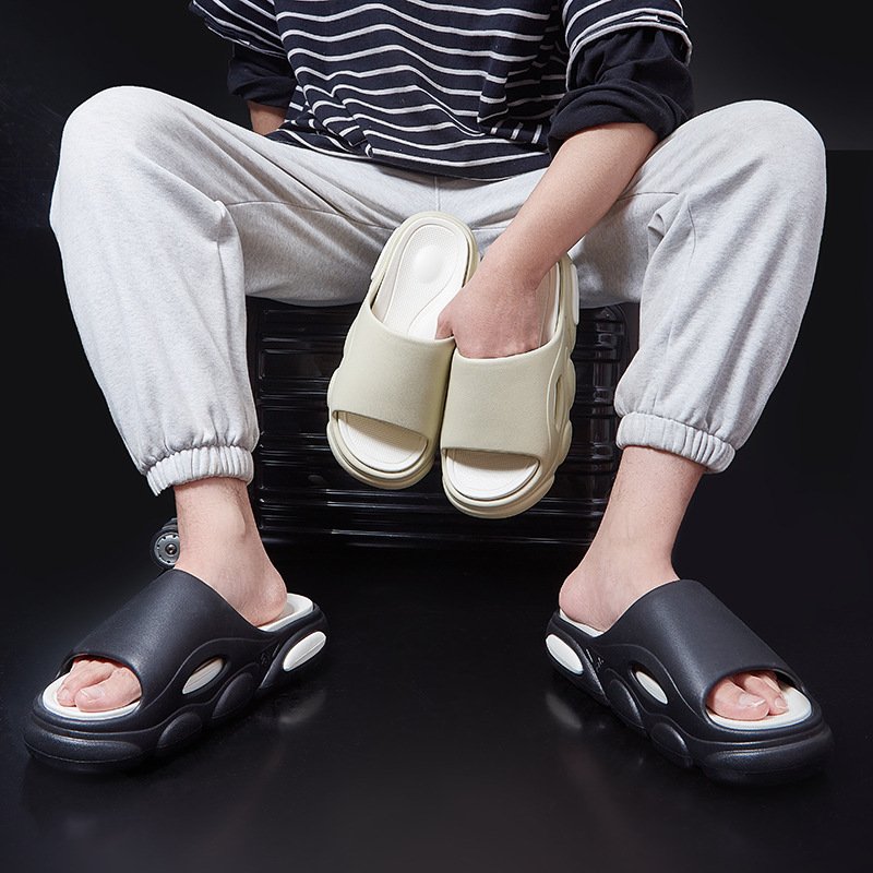 Fashion Casual Sports Slides Couple Flip Flops Flat Shoes Slippers Men Anti Slip Soft Pantoufles Slides Slippers For men
