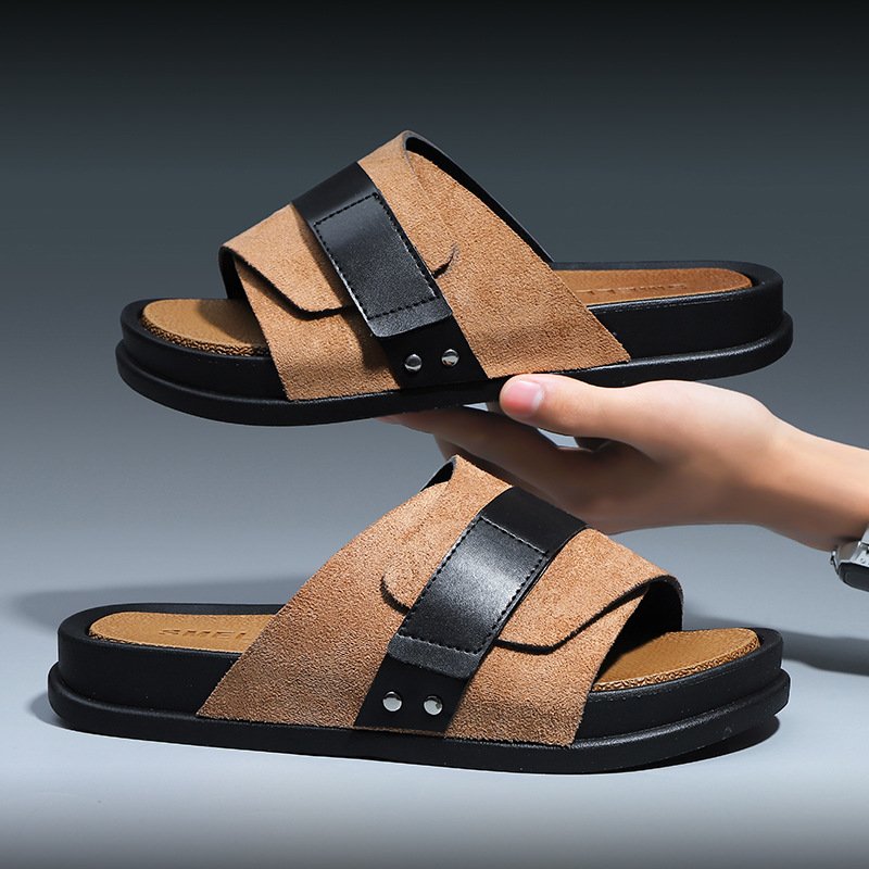 2023 New Summer Walking Slippers EVA Sole Casual Slippers Beach Sandals