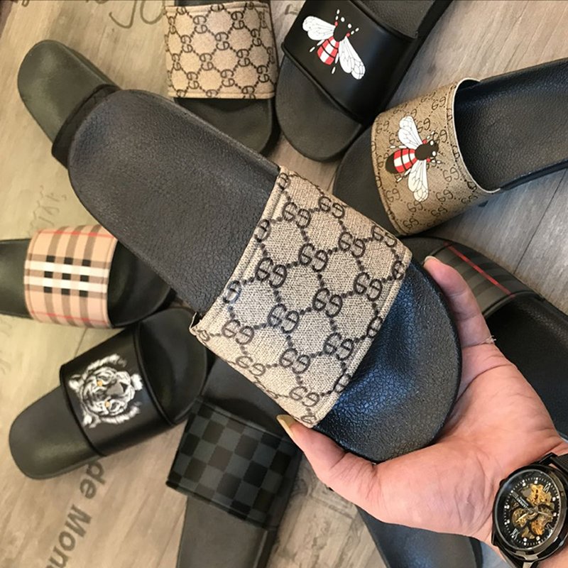 Summer Slippers male outdoor casual shoes fashion trend 2024 home anti-slip slides new man sandal wholesale