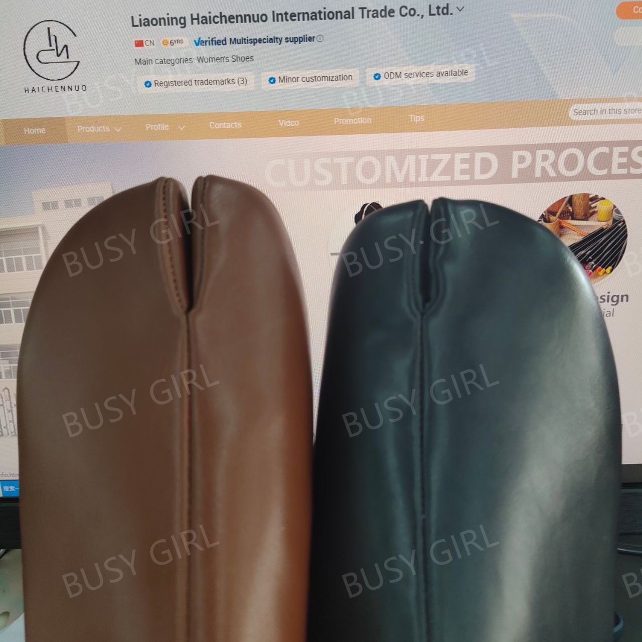 BUSY GIRL C2039 split toe shoes men women slippers mules big size 44 comfortable flat shoes for women and ladies tabi shoes