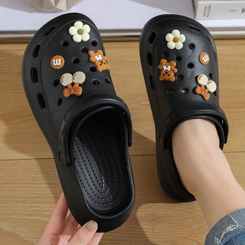 Beach Foam Shoes Sandals Women Cute Summer Thick Sole Wedges Non-Slip Soft Outdoor Slides Slippers