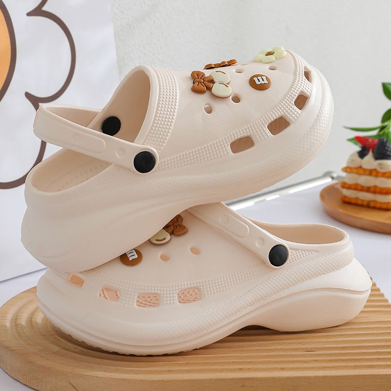 Beach Foam Shoes Sandals Women Cute Summer Thick Sole Wedges Non-Slip Soft Outdoor Slides Slippers