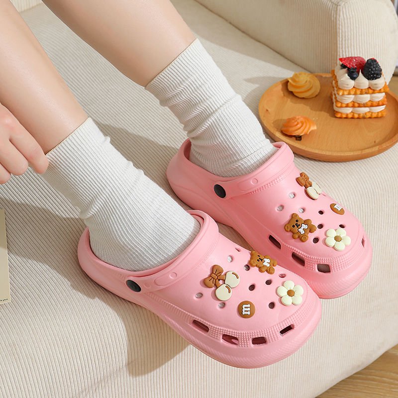 Beach Foam Shoes Sandals Women Cute Summer Thick Sole Wedges Non-Slip Soft Outdoor Slides Slippers