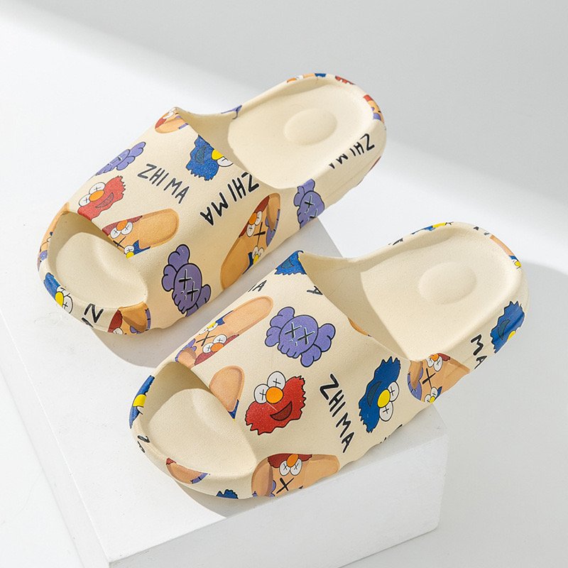 Factory Wholesale High Quality EVA Slides For Men Woman Sand color Slides Yezzy Slides Slippers