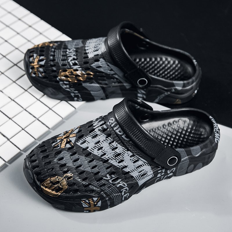 Wholesale Classic Clogs With Brand New Men Casual Plain Garden Shoes Outdoor Beach Slide Slippers Shoes