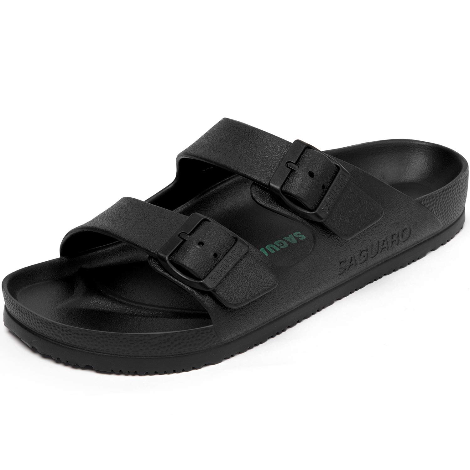 EVA Two Buckle Unisex Summer Shoes Women Slides EVA Open Toe Slippers Sandals