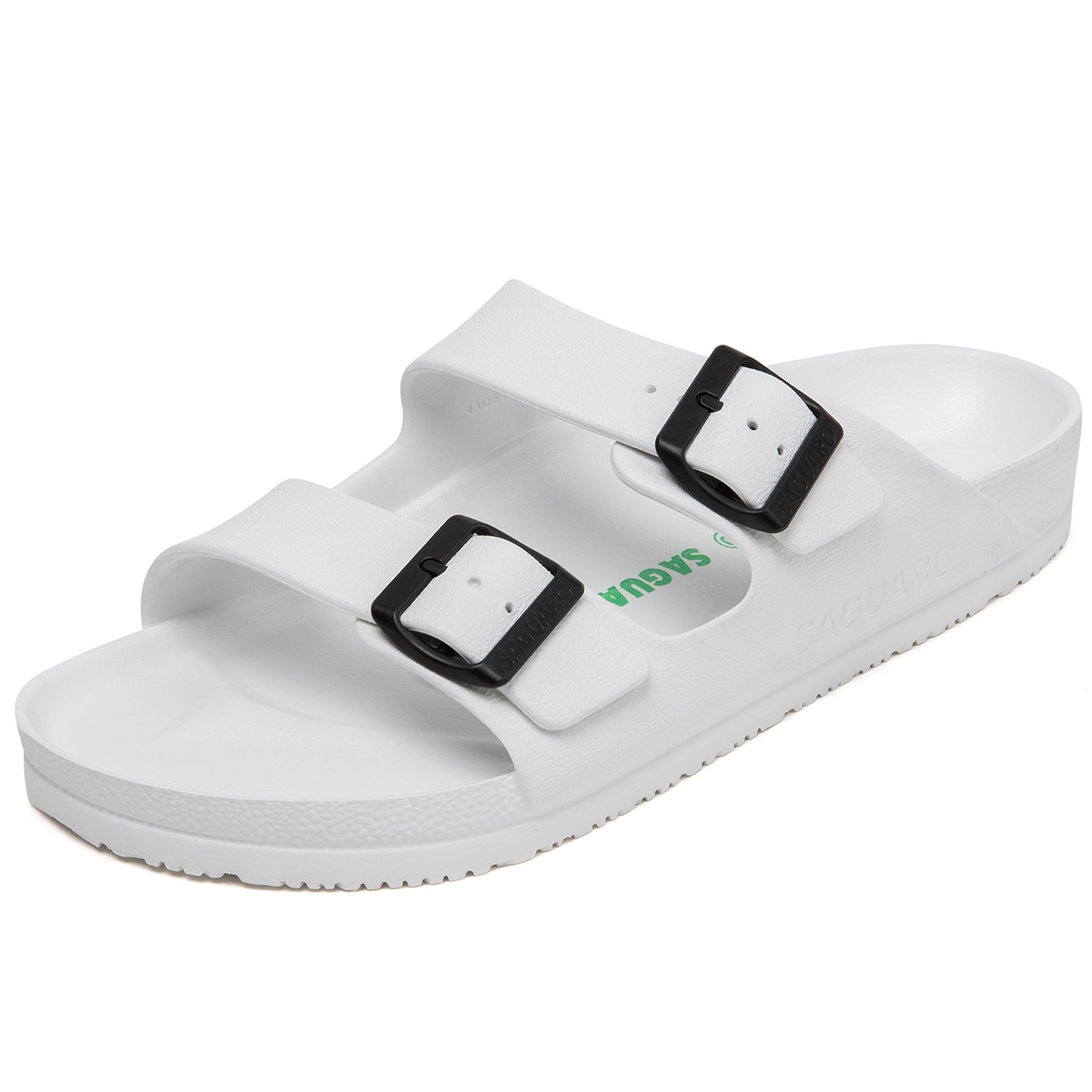 EVA Two Buckle Unisex Summer Shoes Women Slides EVA Open Toe Slippers Sandals
