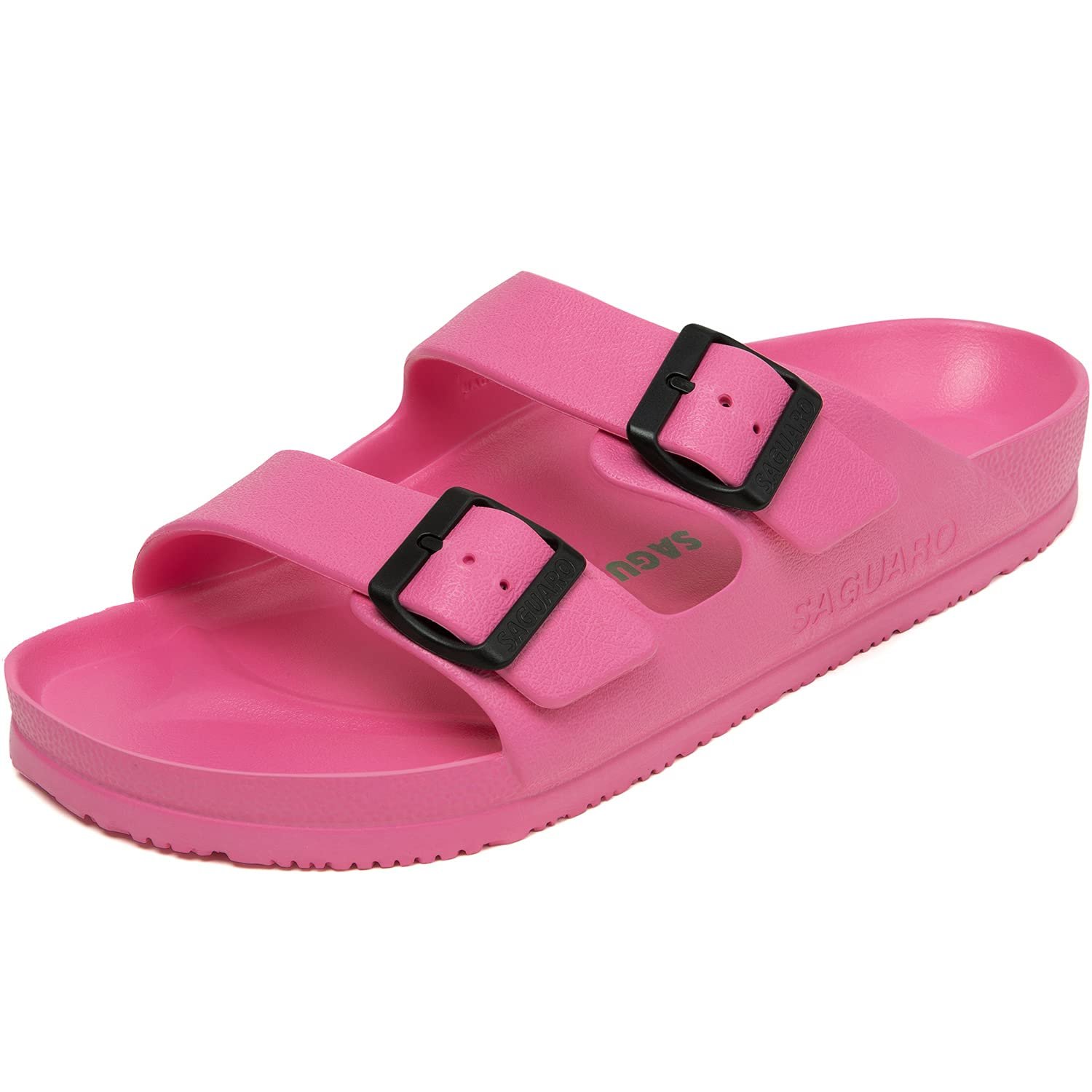 EVA Two Buckle Unisex Summer Shoes Women Slides EVA Open Toe Slippers Sandals