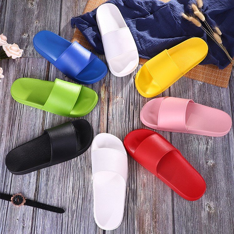 Custom Designer Home Printed Slides Slippers Thick Sole Sandals Shoes Women Slides Slide Sandals Waterproof Ankle Support