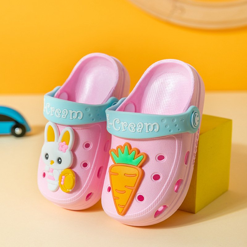 0-5 years Cartoon Baby Shoes Summer Baby Sandals Cartoon Shoes Slippers Boys Girls Non-slip Soft Bottom Beach Waterproof shoes