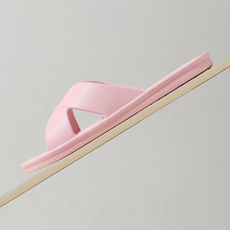 PVC Summer Slippers for Women Men South America Hot-Selling Anti-Slip Indoor Bathroom Slides Soft Sole Home Couples Shower Shoes