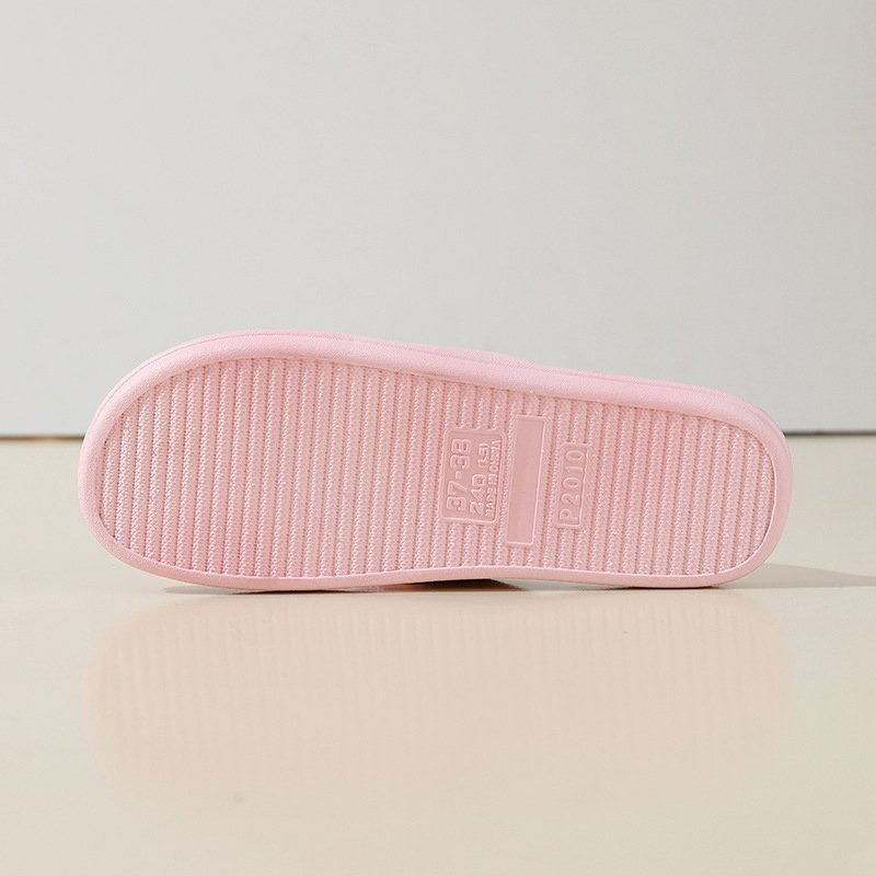 PVC Summer Slippers for Women Men South America Hot-Selling Anti-Slip Indoor Bathroom Slides Soft Sole Home Couples Shower Shoes