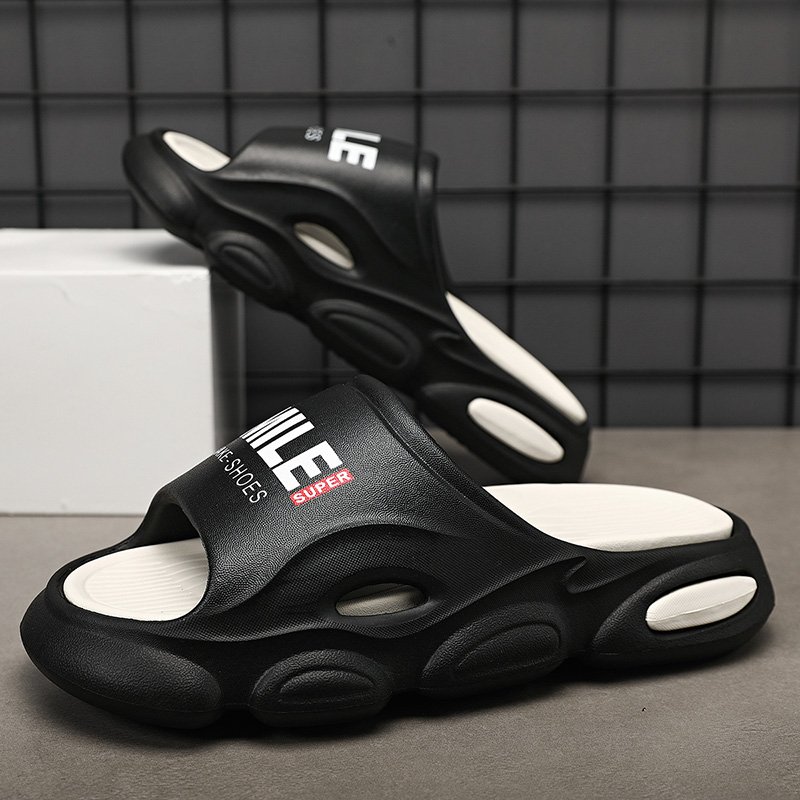New Slippers Men Non-slip Thick Bottom Wear-resistant Outer Wear Sandals Flip Flops Wholesale 2023 Summer EVA Summer Shoes ZZ