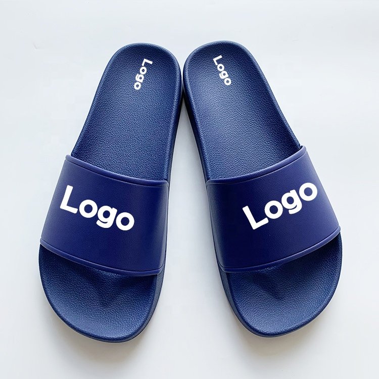 2024 Men's Air Cushion Slides Slippers Custom Outdoor Beach Slippers Design Logo Indoor Slides Slippers For Men