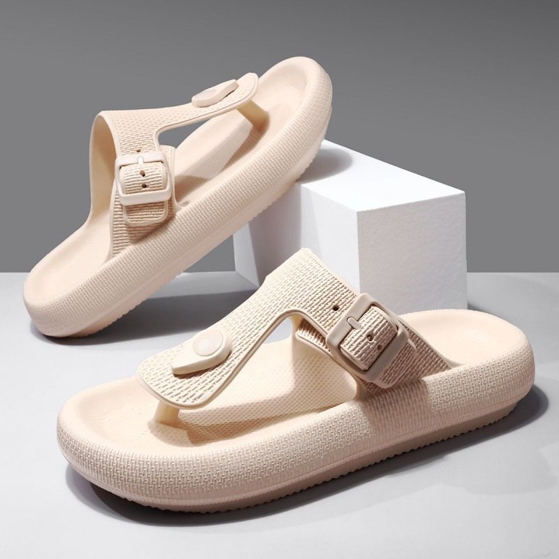 4CM Clouds Slides Slippers for Women Men Comfy Bathroom Slippers Cushion Thick Sole Slide Sandals Quick Drying Flip Flops