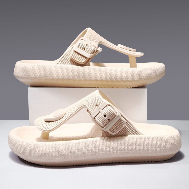 4CM Clouds Slides Slippers for Women Men Comfy Bathroom Slippers Cushion Thick Sole Slide Sandals Quick Drying Flip Flops