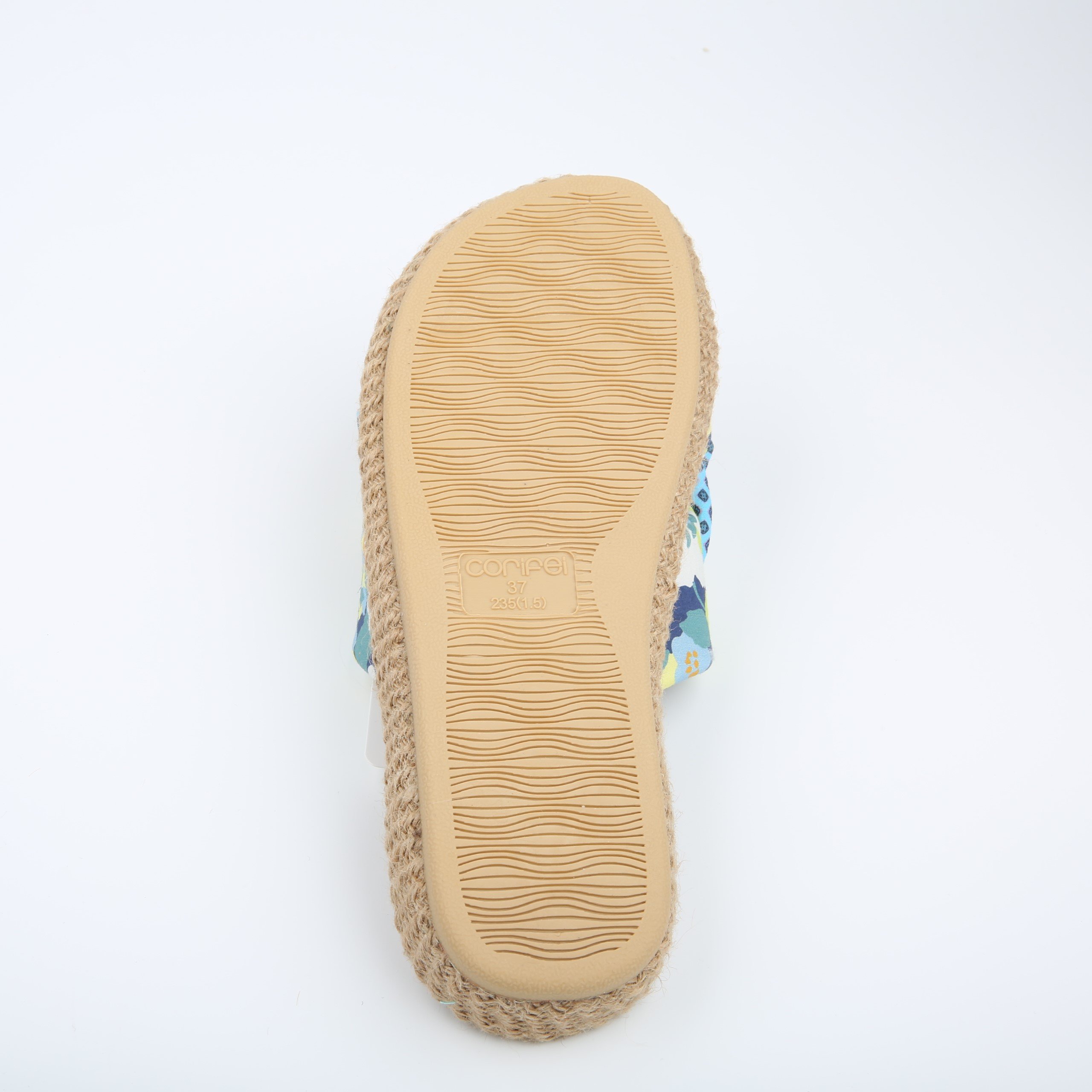 CORIFEI sunflower t style linen slides slippers flat sandals for women and ladies