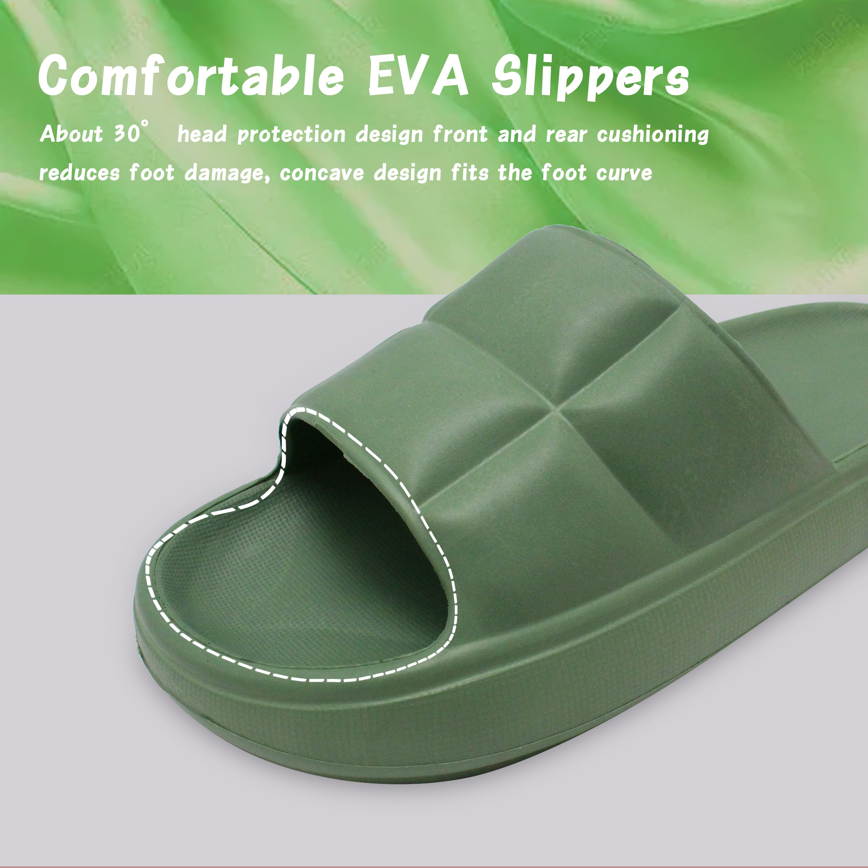 pillow slide slipper Slippers female summer indoor thick bottom bath non-slip home Kawai female slipper cute platform sandals