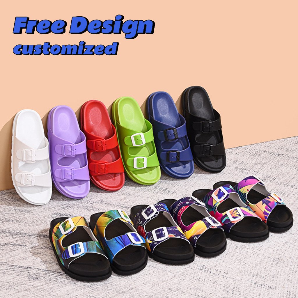 Custom Logo new pvc china shoes summer slippers chinese slippers blank slide slippers custom sandals for women