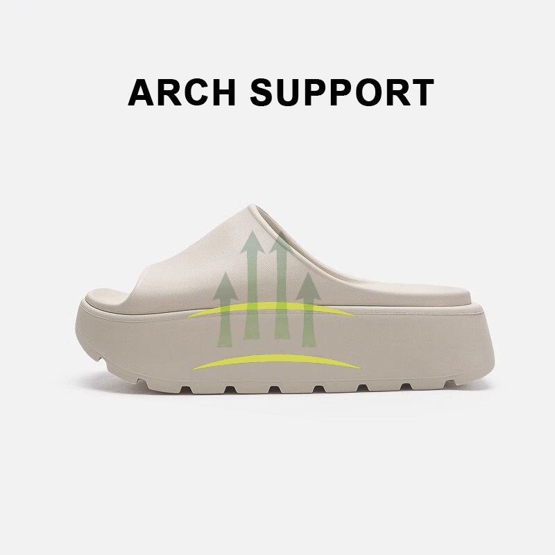 Fashion Custom Logo Chinelo Slides Women Lady EVA Arch Support Platform Foam Slipper Soft Pillow Home Slide Slippers for Women