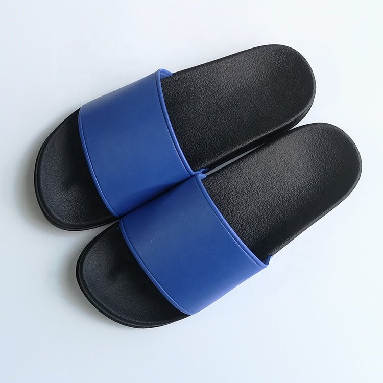 Unisex Slides Slippers Summer Waterproof Footwear and Slippers PVC Non-slip Sandals for Men and Women Blank ODM Solid Printed