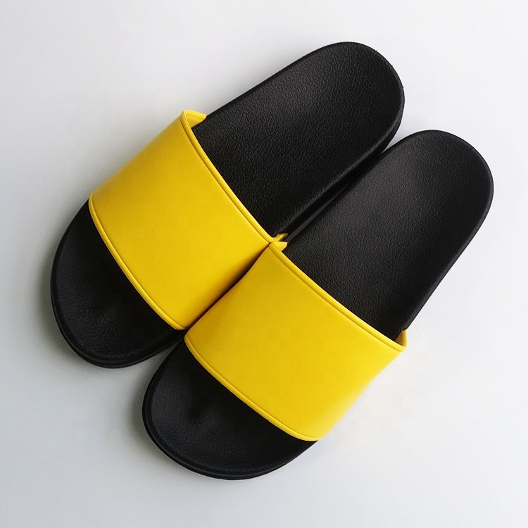 Unisex Slides Slippers Summer Waterproof Footwear and Slippers PVC Non-slip Sandals for Men and Women Blank ODM Solid Printed
