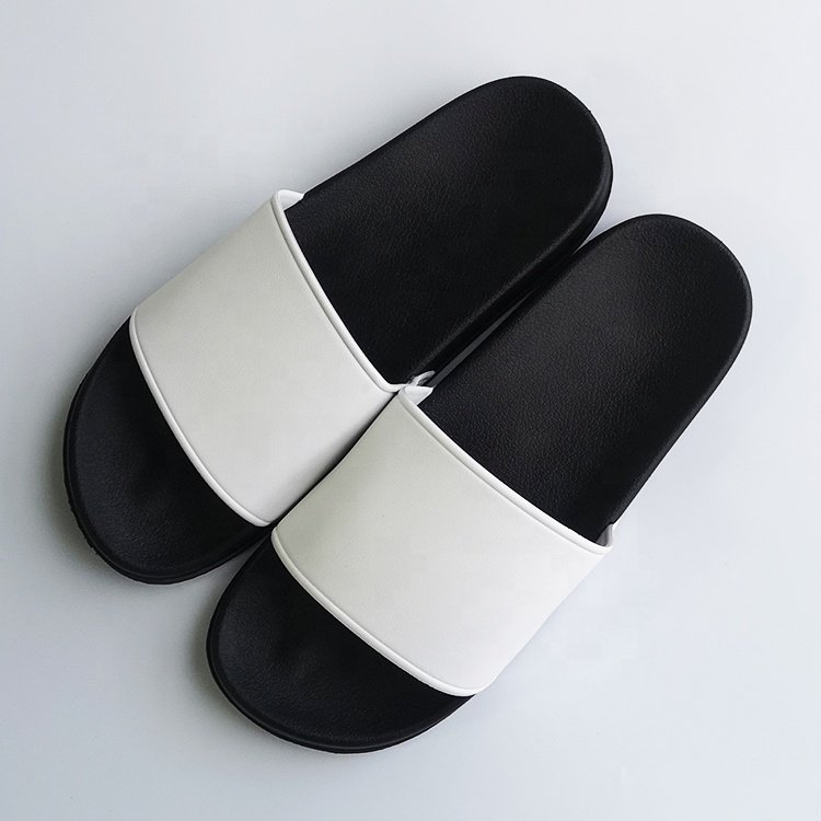 Unisex Slides Slippers Summer Waterproof Footwear and Slippers PVC Non-slip Sandals for Men and Women Blank ODM Solid Printed