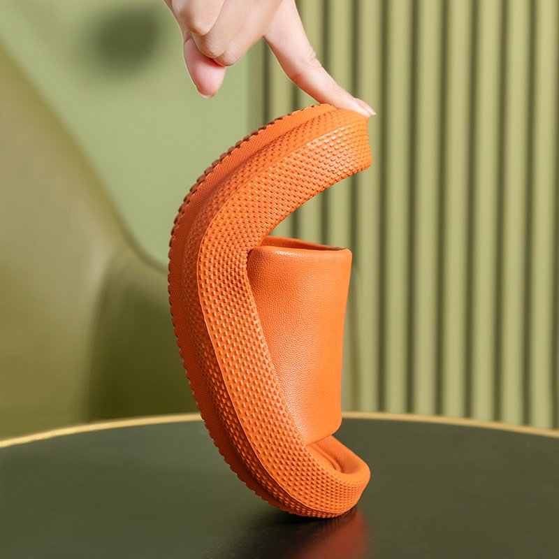 Custom Thick Platform Bathroom Non-slip Cloud Orthopedic Home Sandals Women's Men Flip-flops Soft Sole EVA Indoor Slides Slipper