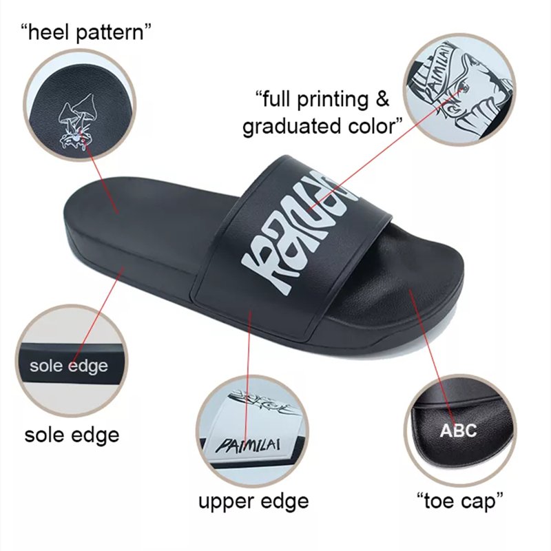 Custom Logo Slides Footwear Unisex Custom Flip Flops Sandal Big Size Blank Designer Slides Slippers For Men