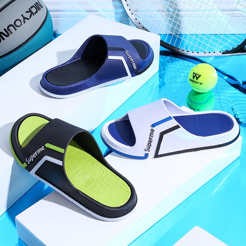 Black Sliders Slippers For Unisex Blank Slide Sandals Slippers Unisex Custom Logo Slides