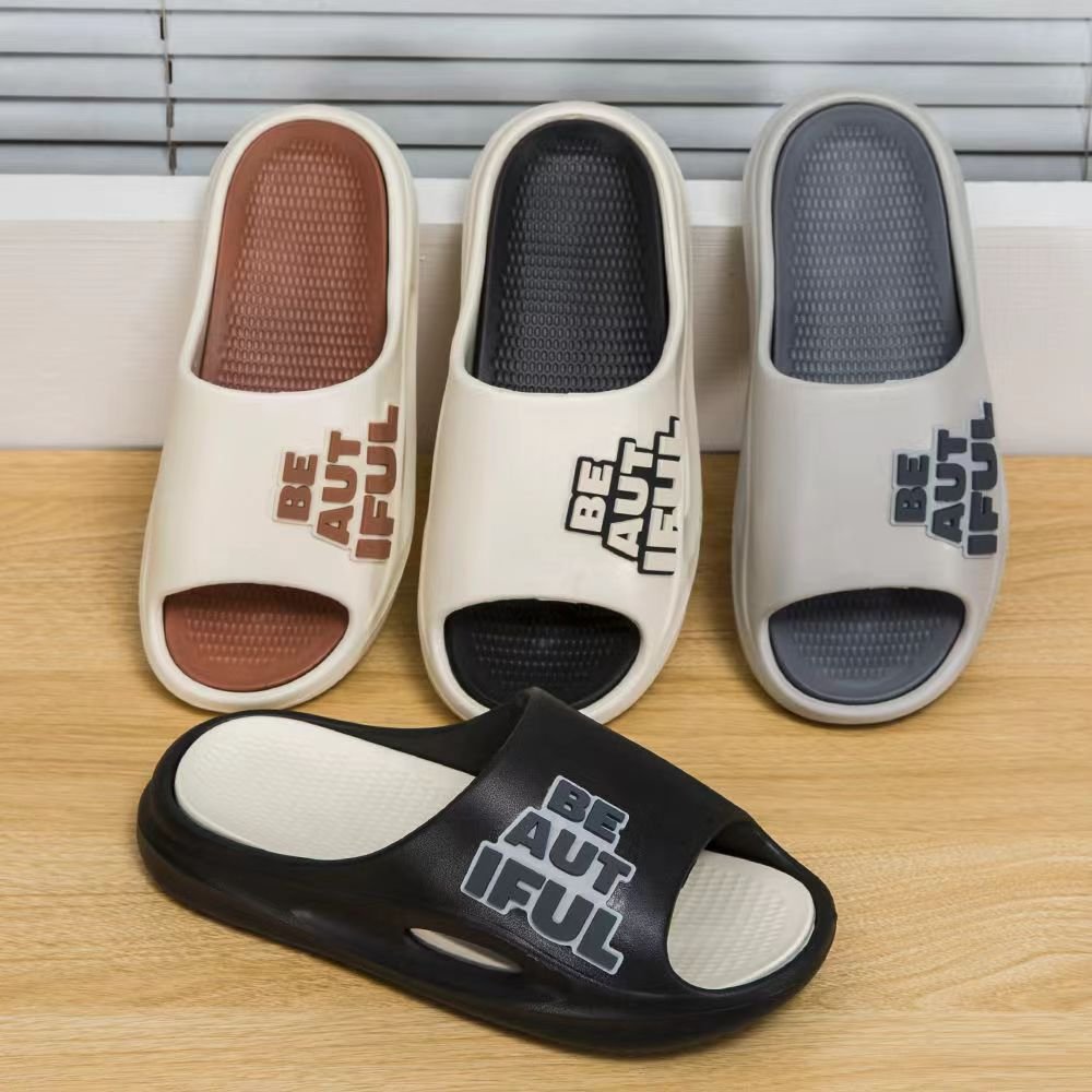 2024 new design high quality shoes for men soft luxury fashion anti-slip sandal wholesale men's slippers