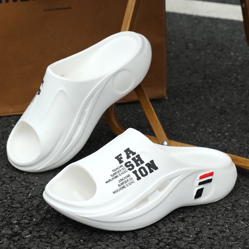 New High-End MenNon-Slip Odor-Resistant Thick Sole EVA Beach Slides Slippers Sandals