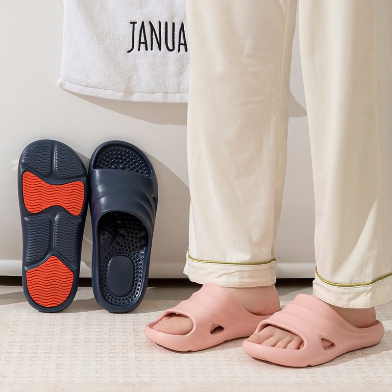 Massage Home Slippers Indoor and Outdoor Non-slip EVA Thick Sole Slides Slippers Wholesale Massage Slippers