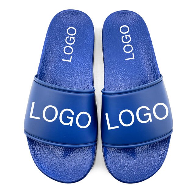 Fashion Designer Women's Sandals Shoes Custom Logo Printed Slides Slippers with Flat Feature EVA/Rubber Insole Hotel Beach Use