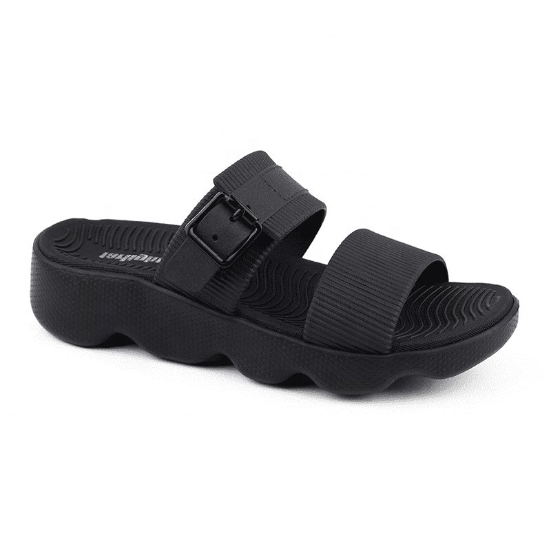 Women's Slide Sandals Buckles Adjustable Fashion Shoes Thick Sole Sandales Femme Slides Slippers Sandals For Women And Ladies