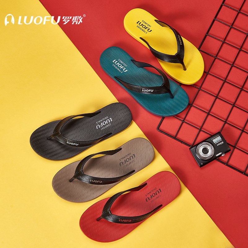 LUOFU 2021 new arrivals footwear EVA Wholesale slides sandals summer customized wholesale Flip-Flops