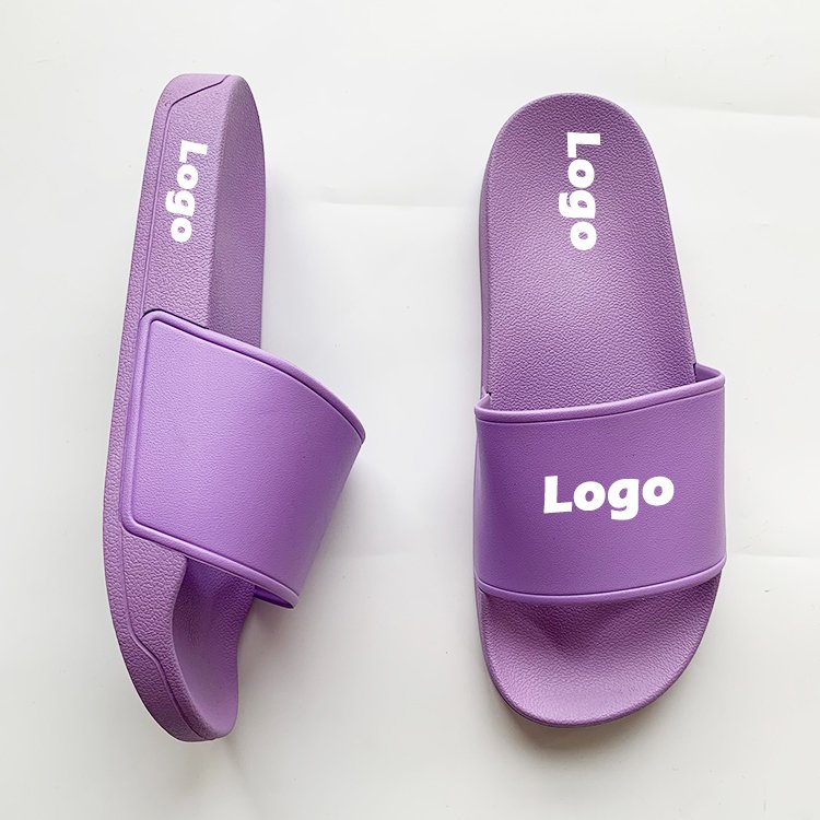 2024 Hot Selling Custom Logo Printing Beach Summer Sandals Asian Style Fashion PVC Slipper